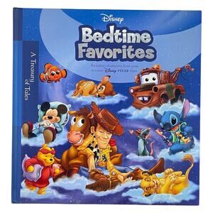 Disney Bedtime Favorites Book Pixar Characters - Hardcover - Excellent Quality